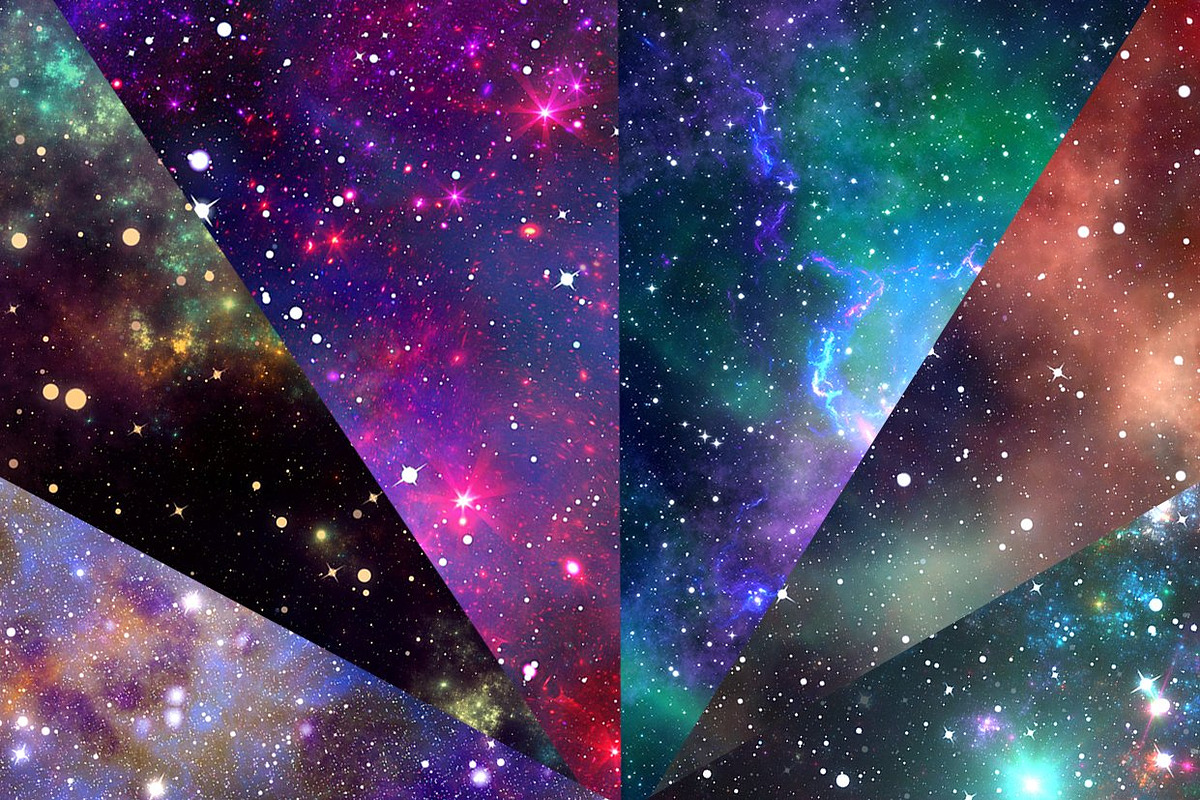 20 Starry Sky Space HD JPG, a Background Graphic by Kseniya-Omega (Photo 6 of 7)