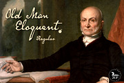 Old Man Eloquent Regular, a Script Font by Three Islands Press (Thumbnail 1 of 5)