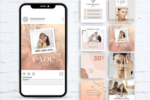 Mother's Day Sales Social Media Post, a Social Media Template by McLittle Stock