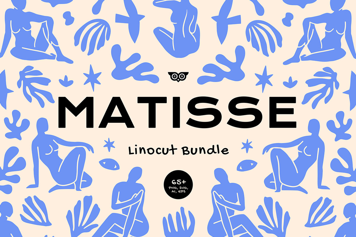 Matisse Linocut Bundle, an Illustration by ClayStudio (Photo 1 of 8)