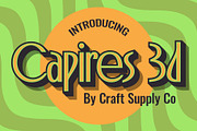 Capires 3D, a Sans Serif Font by Craft Supply Co. (Thumbnail 1 of 8)