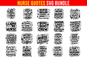 20 Nurse Quotes SVG Bundle, an Object Graphic by himelgfx (Thumbnail 1 of 3)