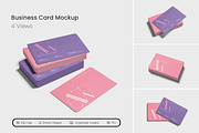 Business Card Mockup, an Advertising Mockup by seramoe (Thumbnail 1 of 5)