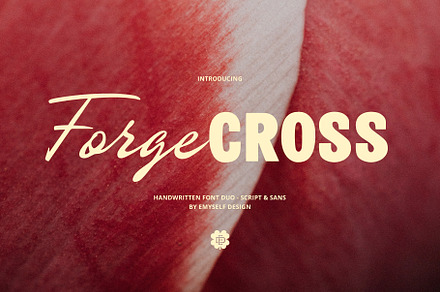 ED Forge Cross - Handwritten Font
