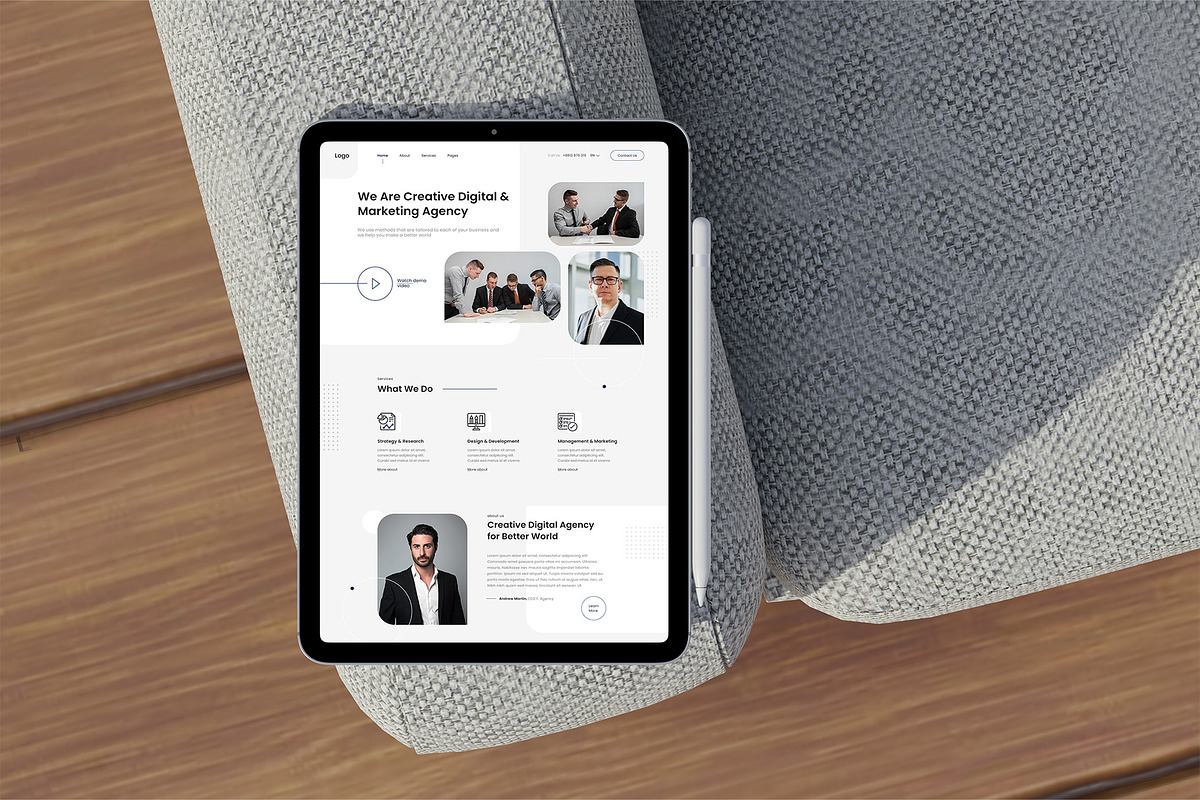 iPad Tablet Mockup Bundles, an iPad Mockup by Graphic Aesthetic (Photo 10 of 25)