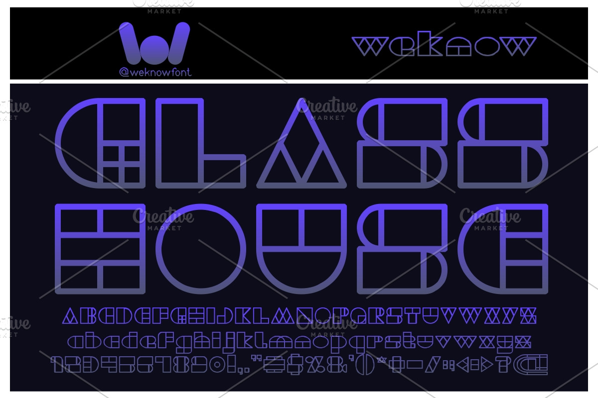 warehouse project font, a Font by weknow (Photo 5 of 5)