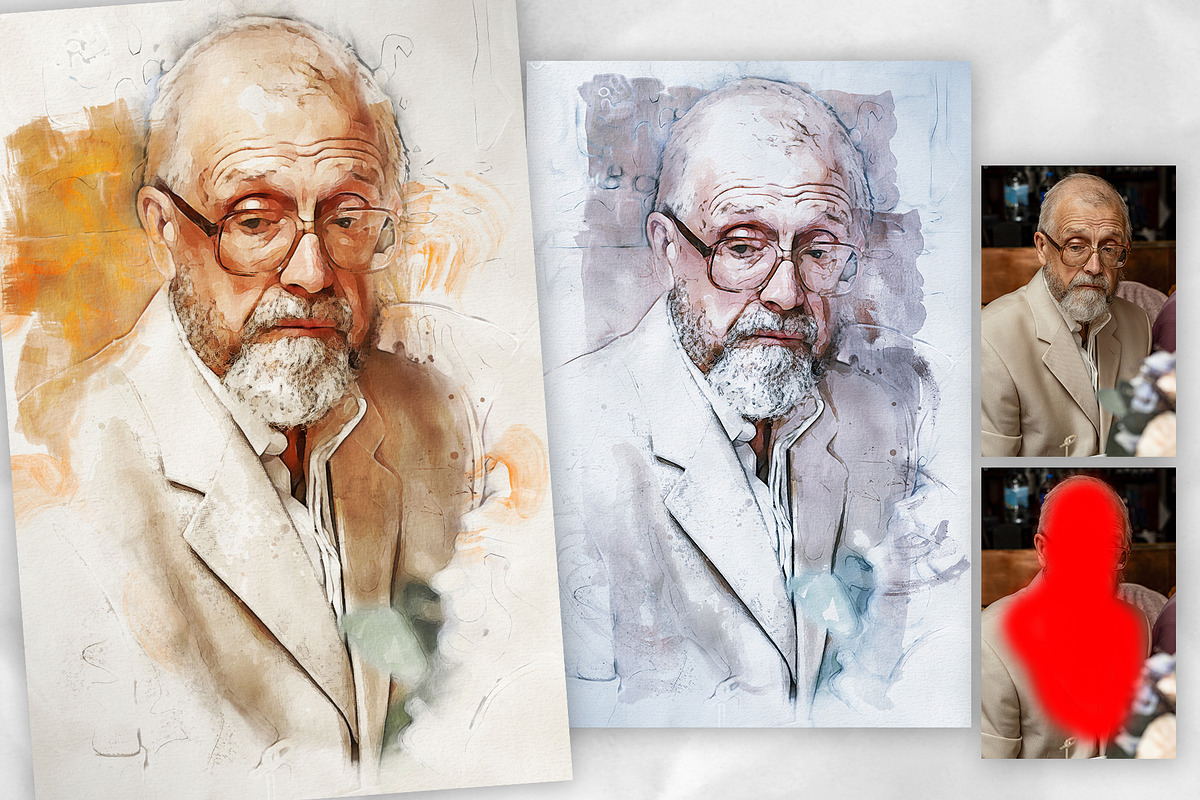 Quick Aquarelle Photoshop Action, an Action Add-On by GorynArt (Photo 14 of 18)