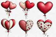Valentine Heart Ballon clipart, an Illustration by Designworld (Thumbnail 2 of 6)