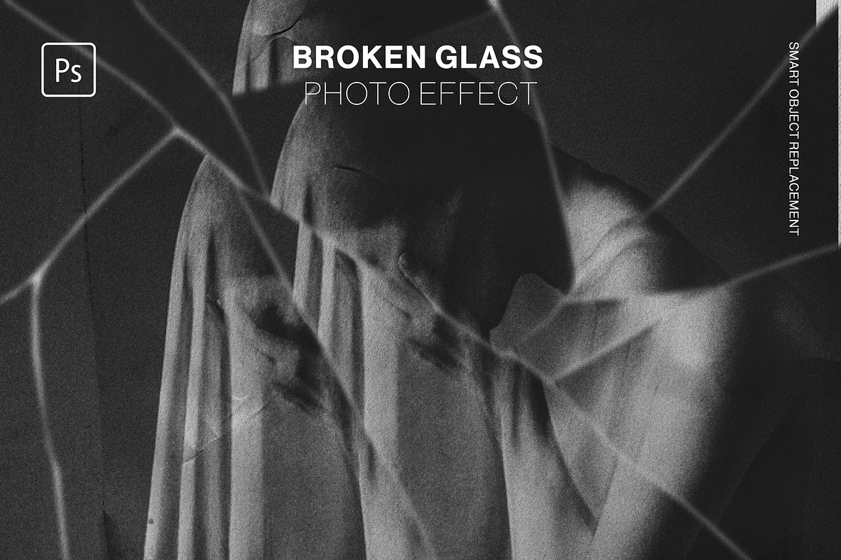 Broken Glass Photo Effect, a Layer Style Add-On by GlowGrid (Photo 1 of 5)
