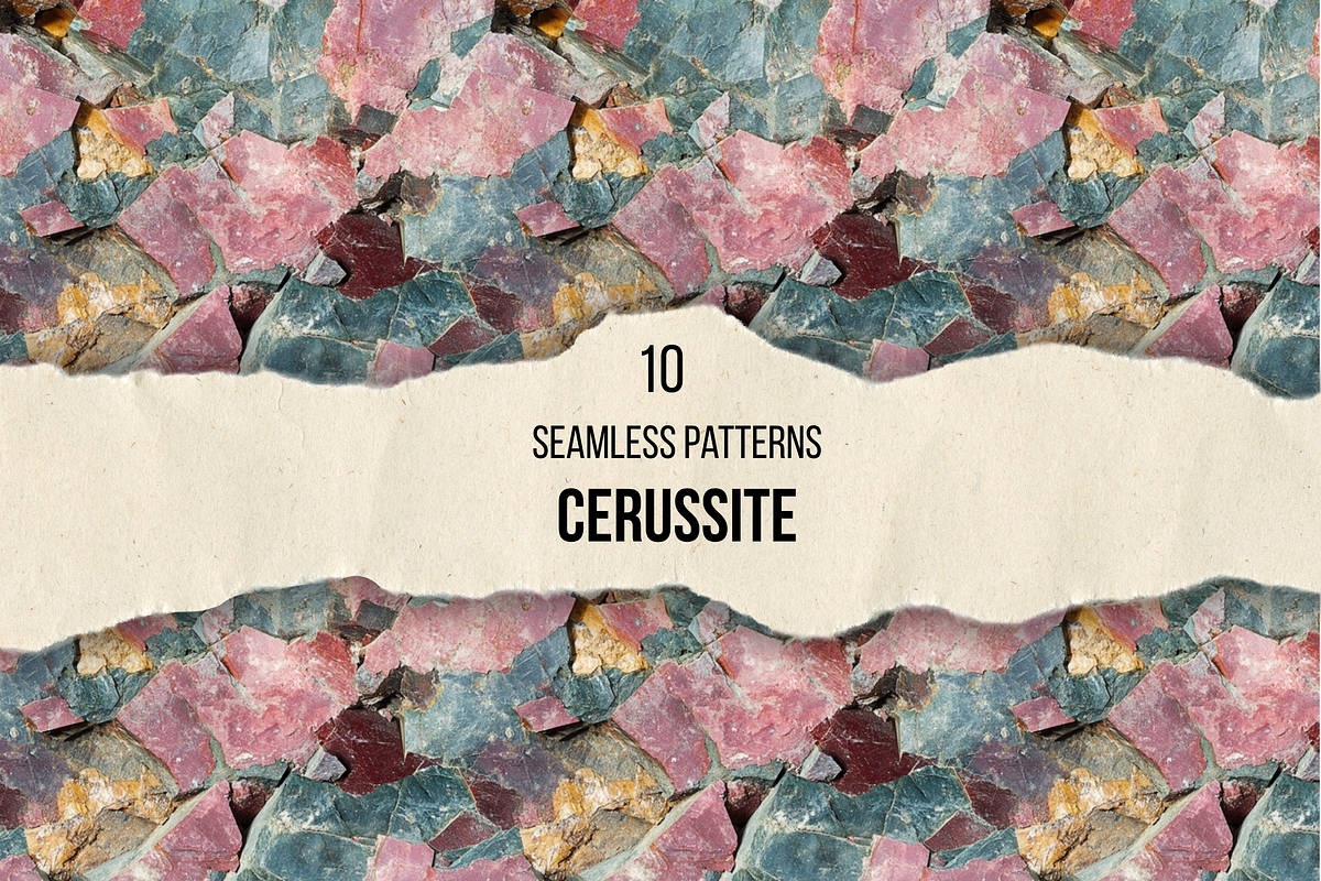 Cerussite Seamless Photo Patterns, a Pattern Graphic by DigitaI Craft Corner (Photo 1 of 6)