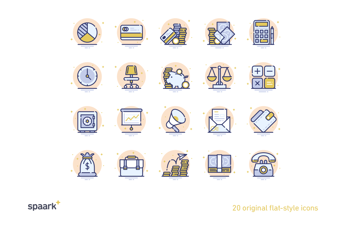 Spaark Business & Finance (20 icons), an Outline Icon by Petr Knoll (Photo 2 of 4)