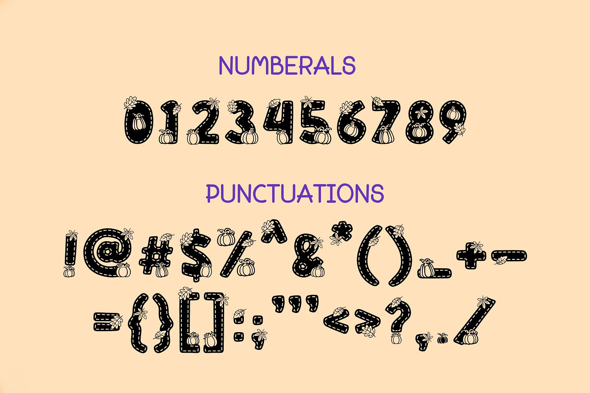 Happy Pumpkin - Display Font, a Sans Serif Font by Adalin Shop (Photo 3 of 3)