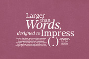 Pink Average - Trendy Modern Serif, a Serif Font by Sarid Ezra (Thumbnail 6 of 9)
