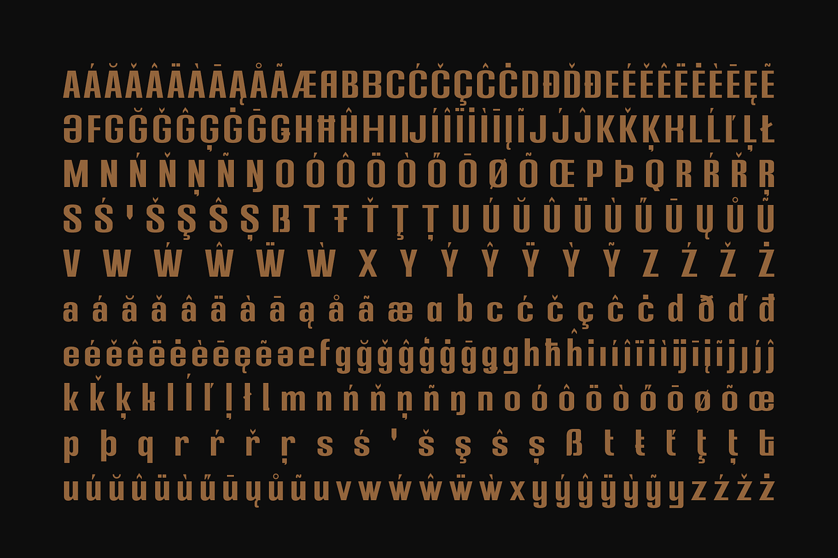 Cas Drumhead Display Condensed, a Sans Serif Font by Casloop Studio (Photo 6 of 15)