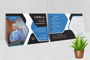 Virus Campaign Postcard Template