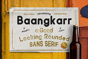 Baangkarr, a Sans Serif Font by Fontdation (Thumbnail 1 of 6)
