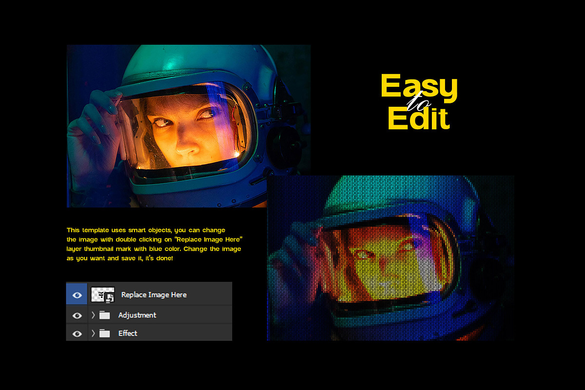 Binary Code Photo Effect, a Layer Style Add-On by Svaha Graphic Studio (Photo 3 of 5)