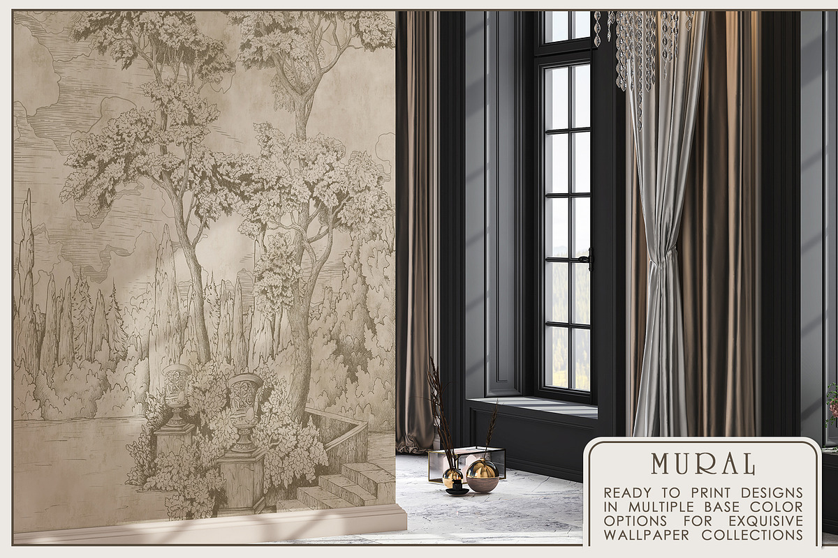 Fresco collection Miracle garden, a Wallpaper Graphic by Natalia0307 (Photo 10 of 18)