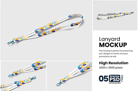 Lanyard Mockup, a Merchandise Mockup by bimockup