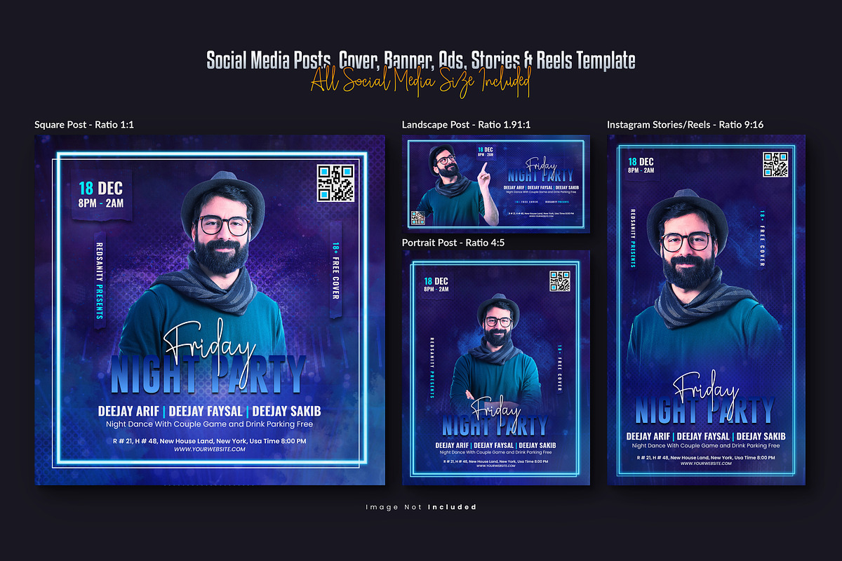 Tech Webinar Host Instagram Template, a Social Media Template by Creative_View