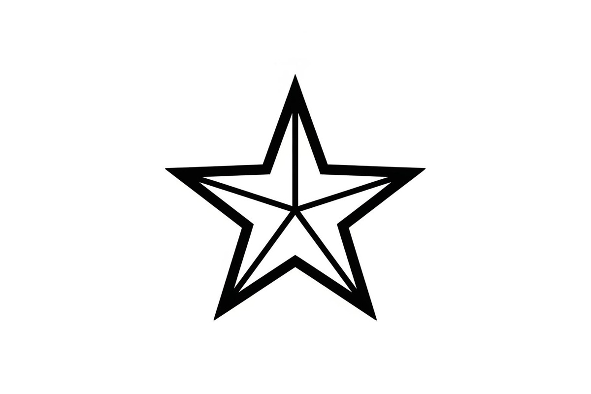 Minimal Black Star Icon Bundle, an Icon by musafir_fashion (Photo 7 of 10)