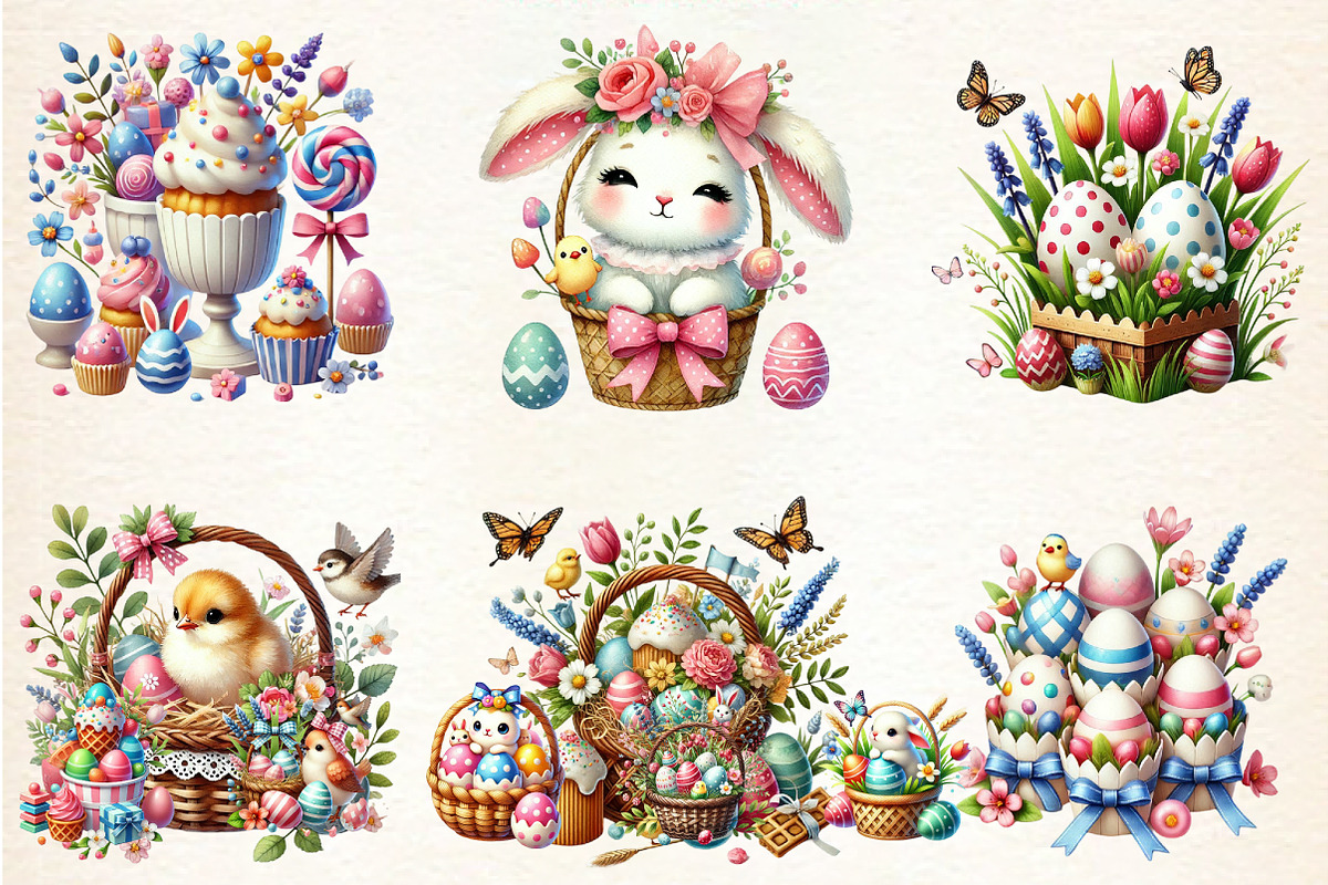 Easter Coquetter Png, Easter Png, an Illustration by DreamArtGraphic (Photo 5 of 5)