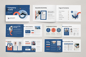 Company Profile Template, a Brochure Template by Creativity-Design
