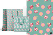 Christmas Poodle Pattern Collection, an Animal Illustration by Andrea Liesert (Thumbnail 5 of 7)