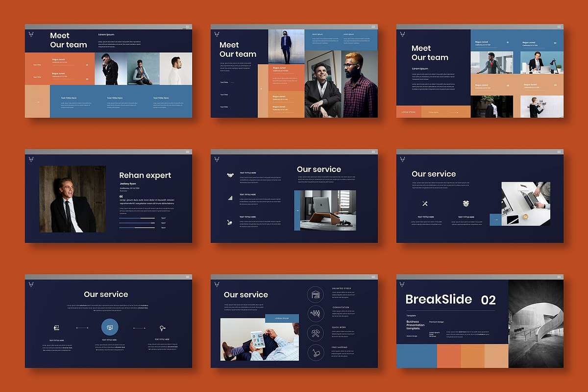Rehan - Business Google Slide, a Presentation Template by Dens Creative Studio (Photo 3 of 6)