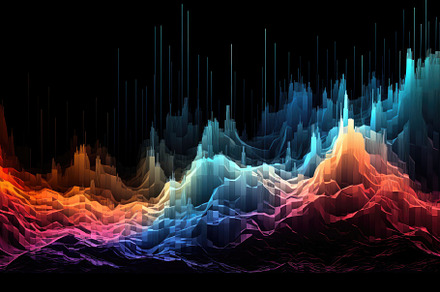 A vibrant wallpaper featuring a stun, a Photo by Iftikhar Alam