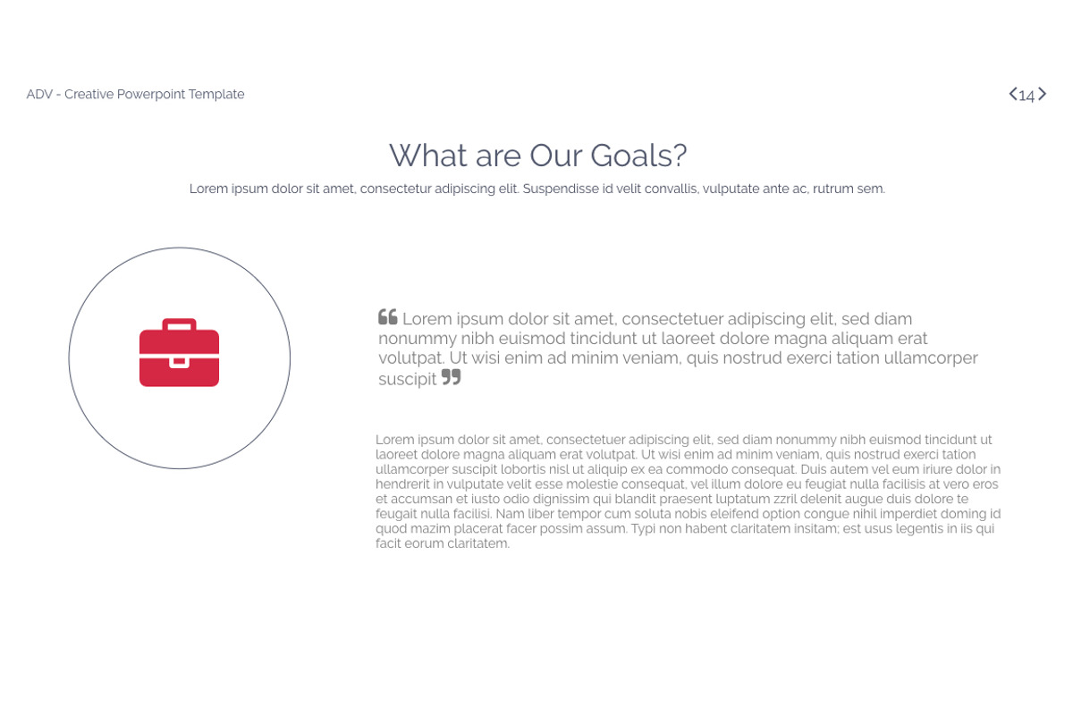 ADV Powerpoint Template, a Presentation Template by OXXO (Photo 14 of 78)