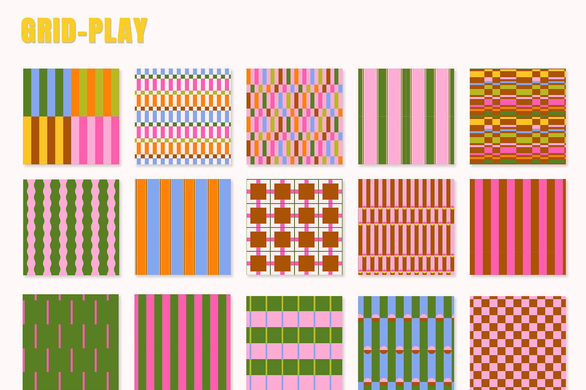 Stripes & Plaids Seamless Pattern, a Pattern Graphic by Essentially Nomadic (Photo 14 of 14)