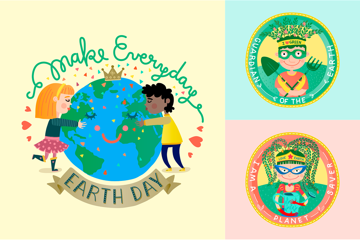 Kids, we can save the Earth, an Illustration by Isa De Gregorio (Photo 6 of 9)