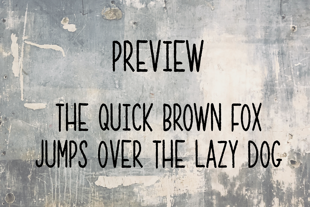 BUMPY | a fun rugged typeface, a Font by Design av MAD (Photo 2 of 5)
