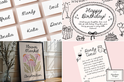 Cute & Cursive Font Bundle 3, a Script Font by Sofia Skoog (Thumbnail 5 of 10)