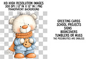 Whimsical  Cute Teddy Bear, an Illustration by Craft Nest (Thumbnail 2 of 6)