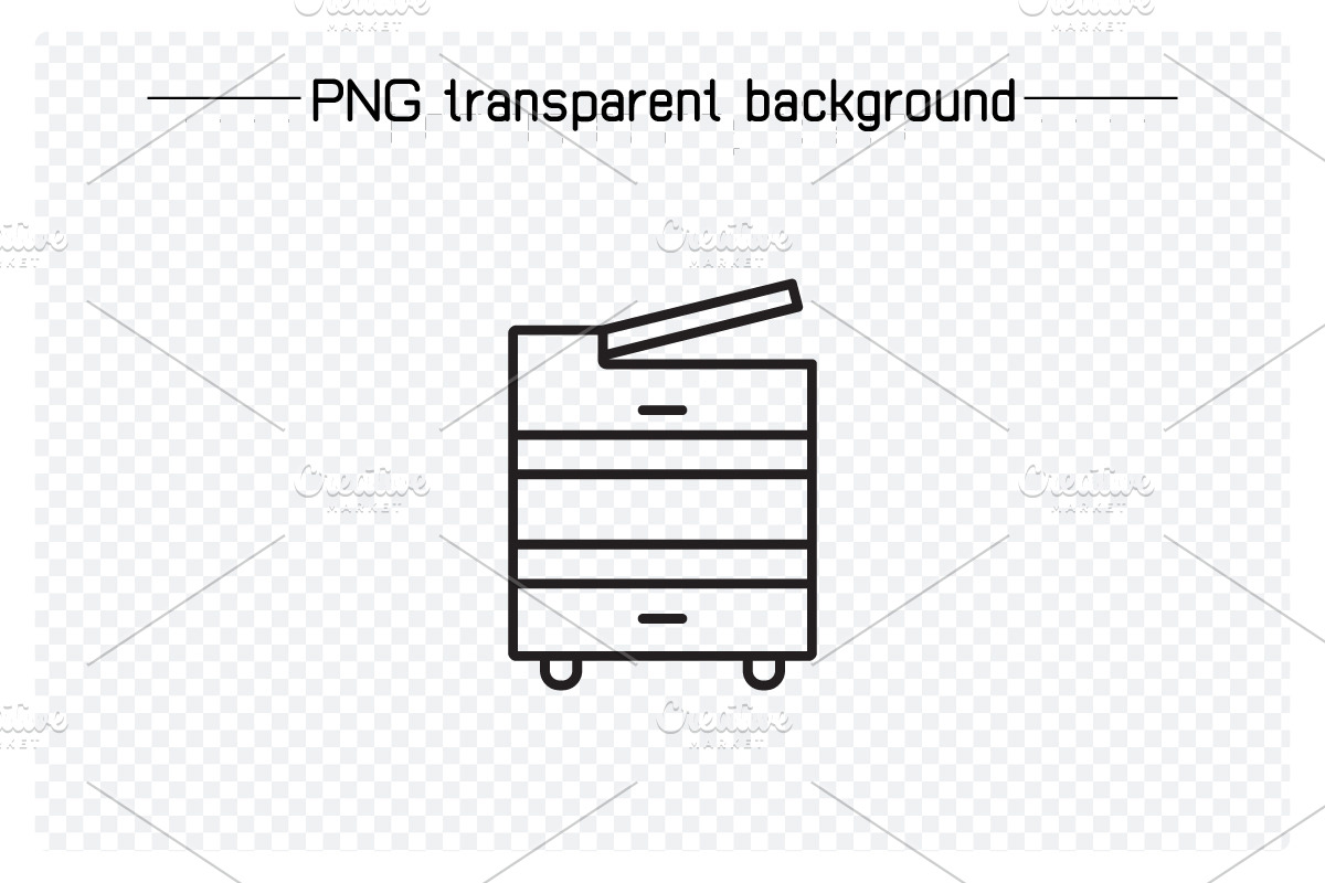 Office Supplies Line Icons Set, an Outline Icon by Designfour (Photo 5 of 7)