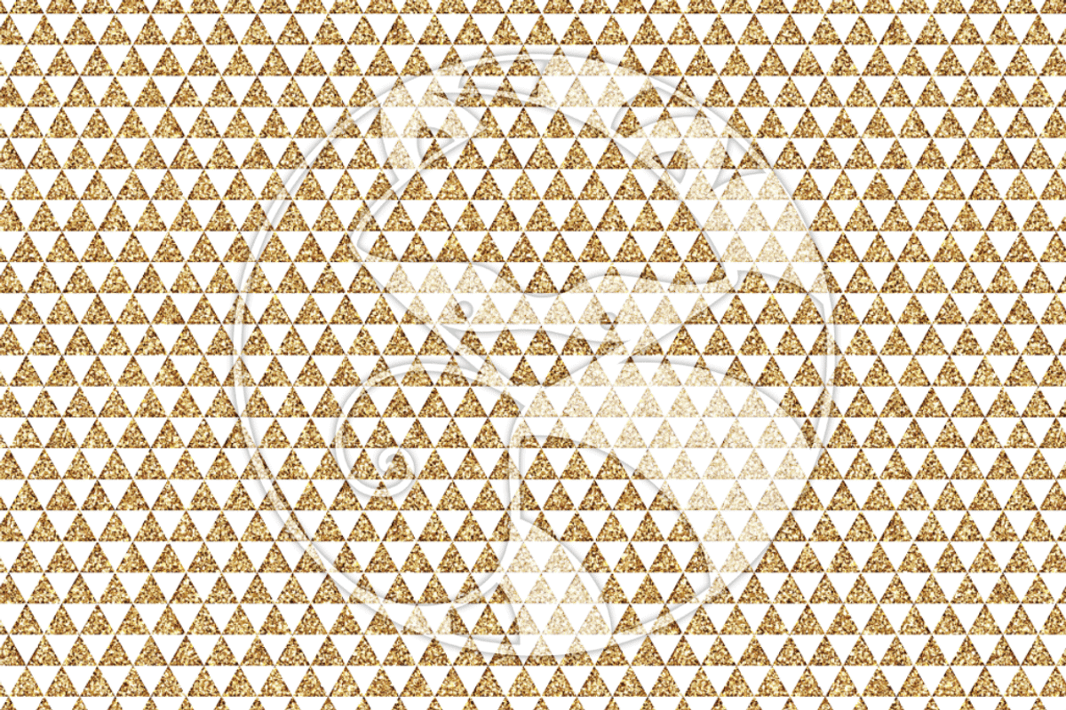 Seamless Glitter Geometrics Gold, a Pattern Graphic by RaccoonGirl Design (Photo 2 of 3)