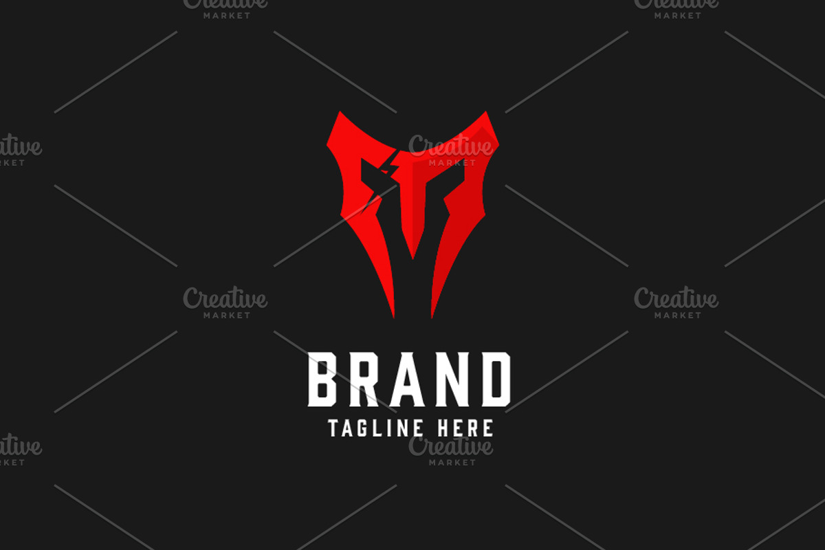 M letter logo, spartan helmet, a Branding & Logo Template by Abdul Aris (Photo 1 of 2)