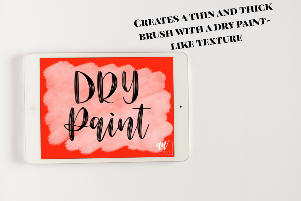18 Procreate Lettering Brushes preview 2