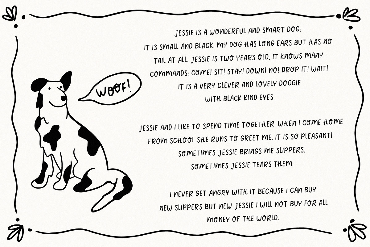 Best friend | Cute font duo, a Handwritten Font by JuliaVolkova (Photo 8 of 8)