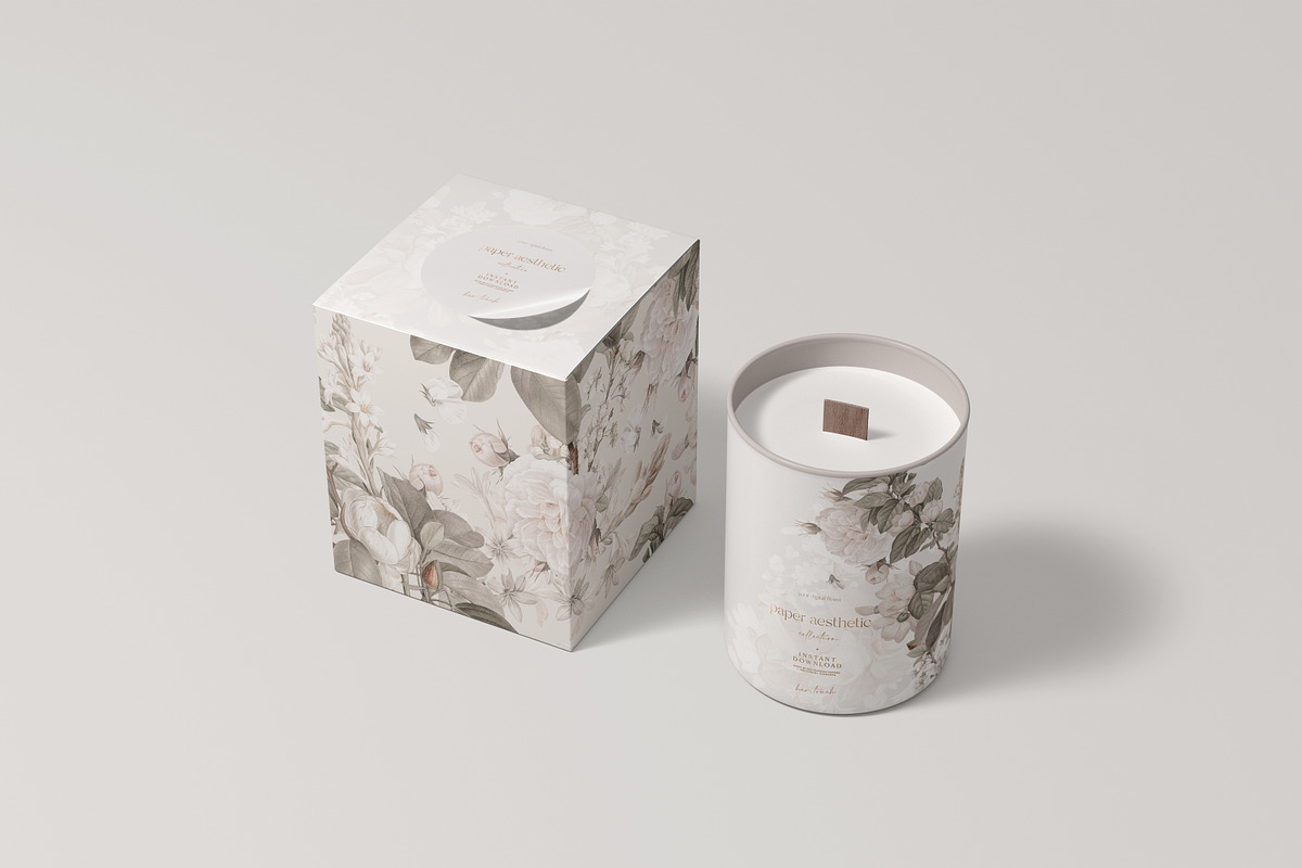 Beige Neutral Luxury Floral Pattern, a Pattern Graphic by paper aesthetic (Photo 7 of 9)