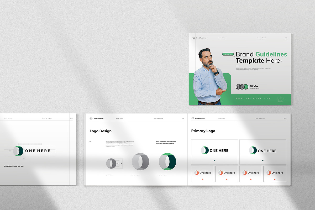 Brand Guidelines Template, a Brochure Template by metastudio38 (Photo 7 of 8)