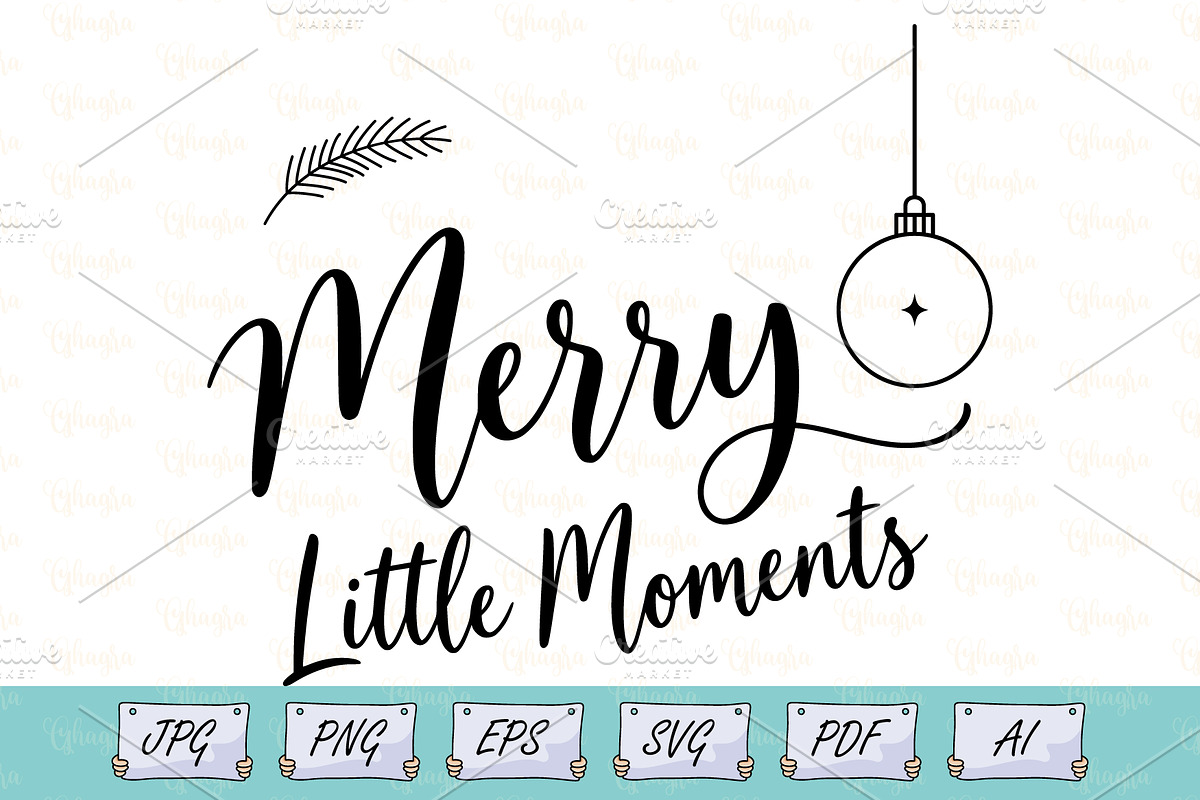 Merry Little Moments Christmas Art, an Object Illustration by Ghagra (Photo 1 of 7)