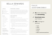 Clean, Simple, Minimalist Resume, a Resume Template by MondaySpark (Thumbnail 2 of 7)
