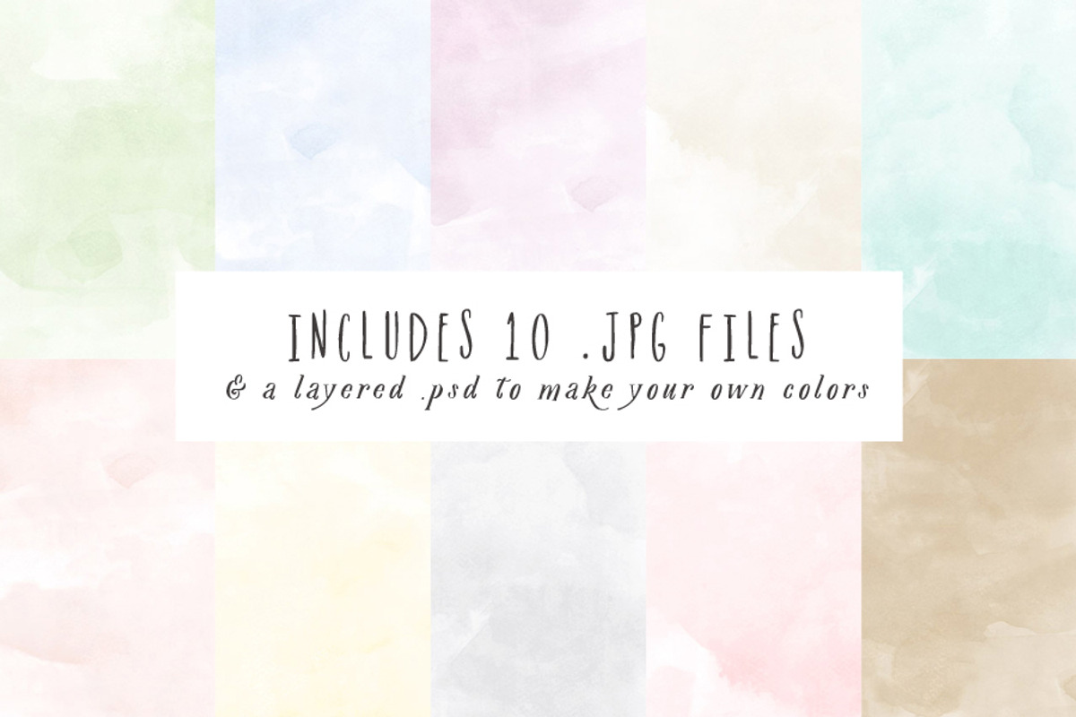 Watercolor Seamless Web Textures preview 2