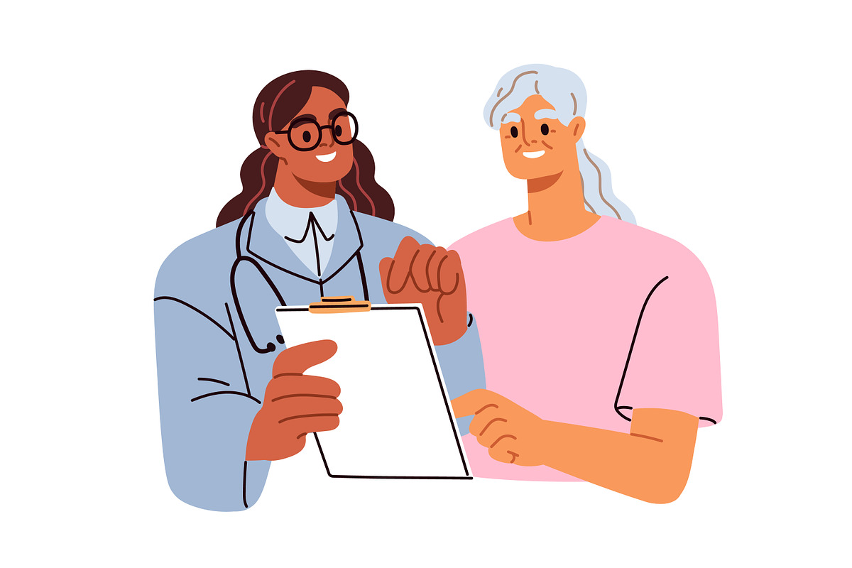 Patients visit doctors. Health exam, a Healthcare Illustration by Good Studio (Photo 4 of 9)