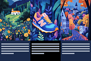 Enchanted Midnight MidJourney Prompt, a Decorative Illustration by Artimind Studio (Thumbnail 4 of 9)