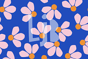 Daisies floral pattern / vector+jpg, a Pattern Graphic by Lisa Jasmin Bauer (Thumbnail 2 of 8)