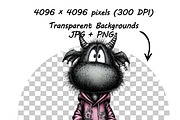 whimsical floral animal clipart PNG, an Illustration by one-touch (Thumbnail 14 of 18)